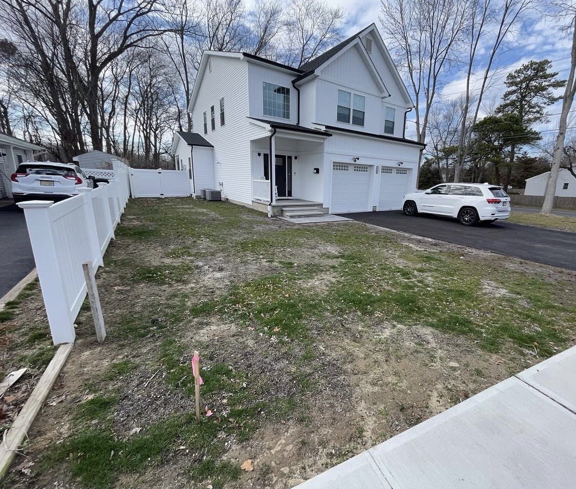 Before landscaping